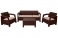 Комплект уличной мебели TWEET Terrace Set Max, венге - 1